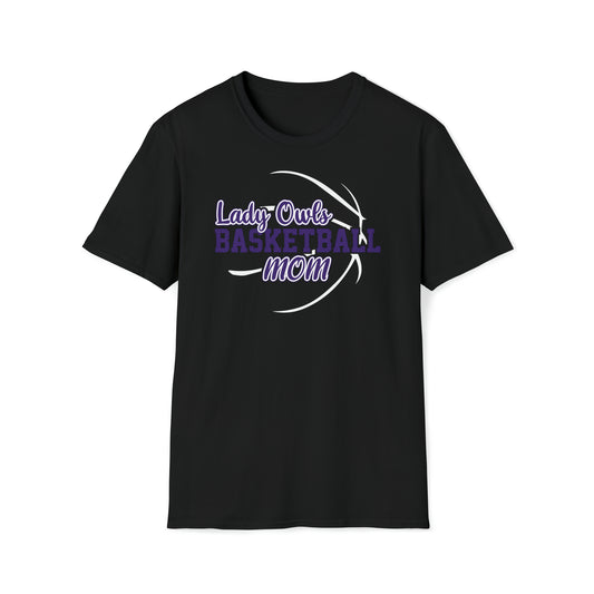 Lady Owls Basketball Mom Unisex Softstyle T-Shirt