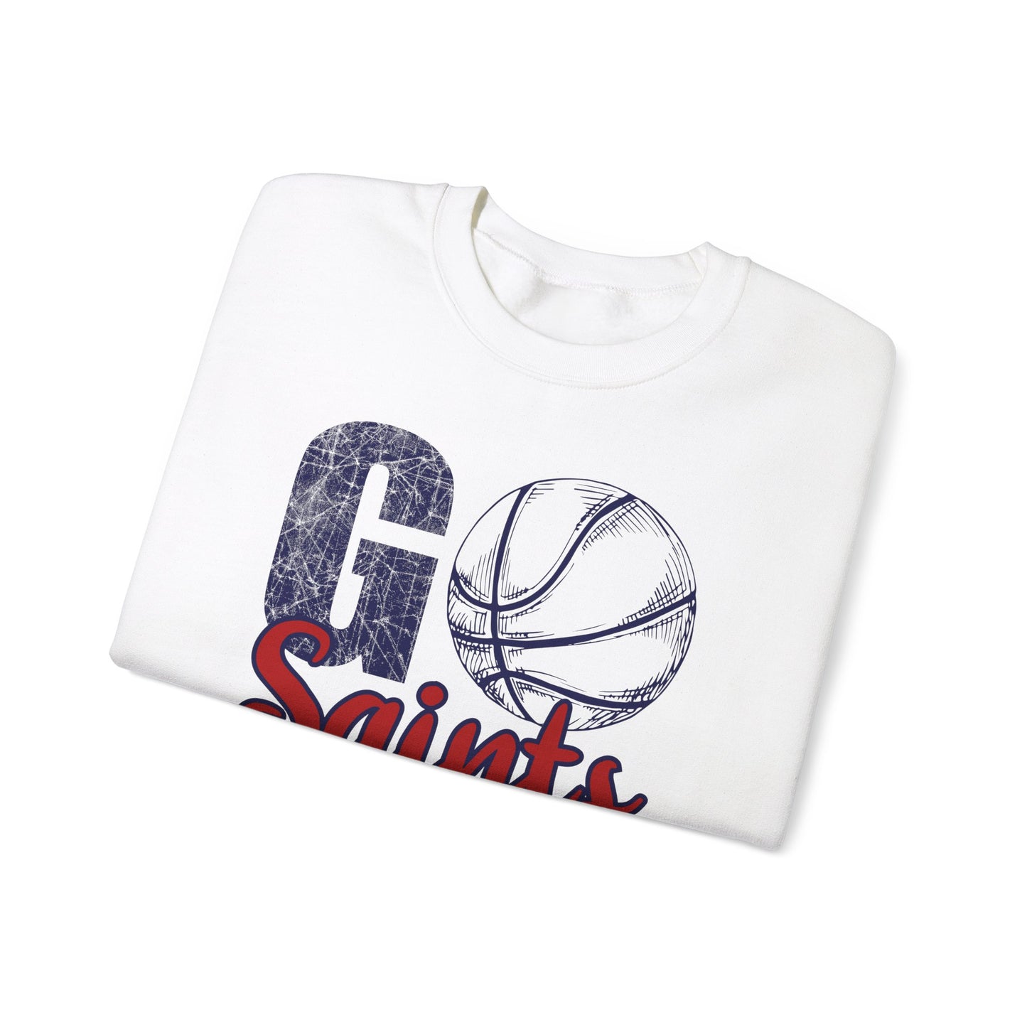 Go Saints Basketball Unisex Heavy Blend™ Crewneck Sweatshirt