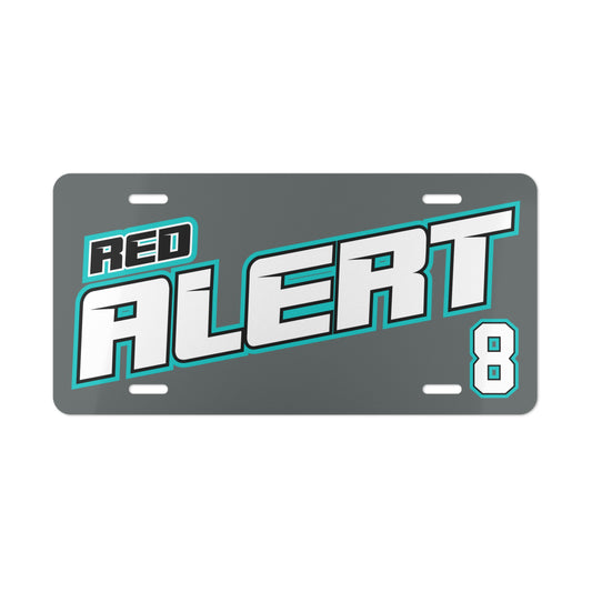 PERSONALIZED - Red Alert License Plate 2026