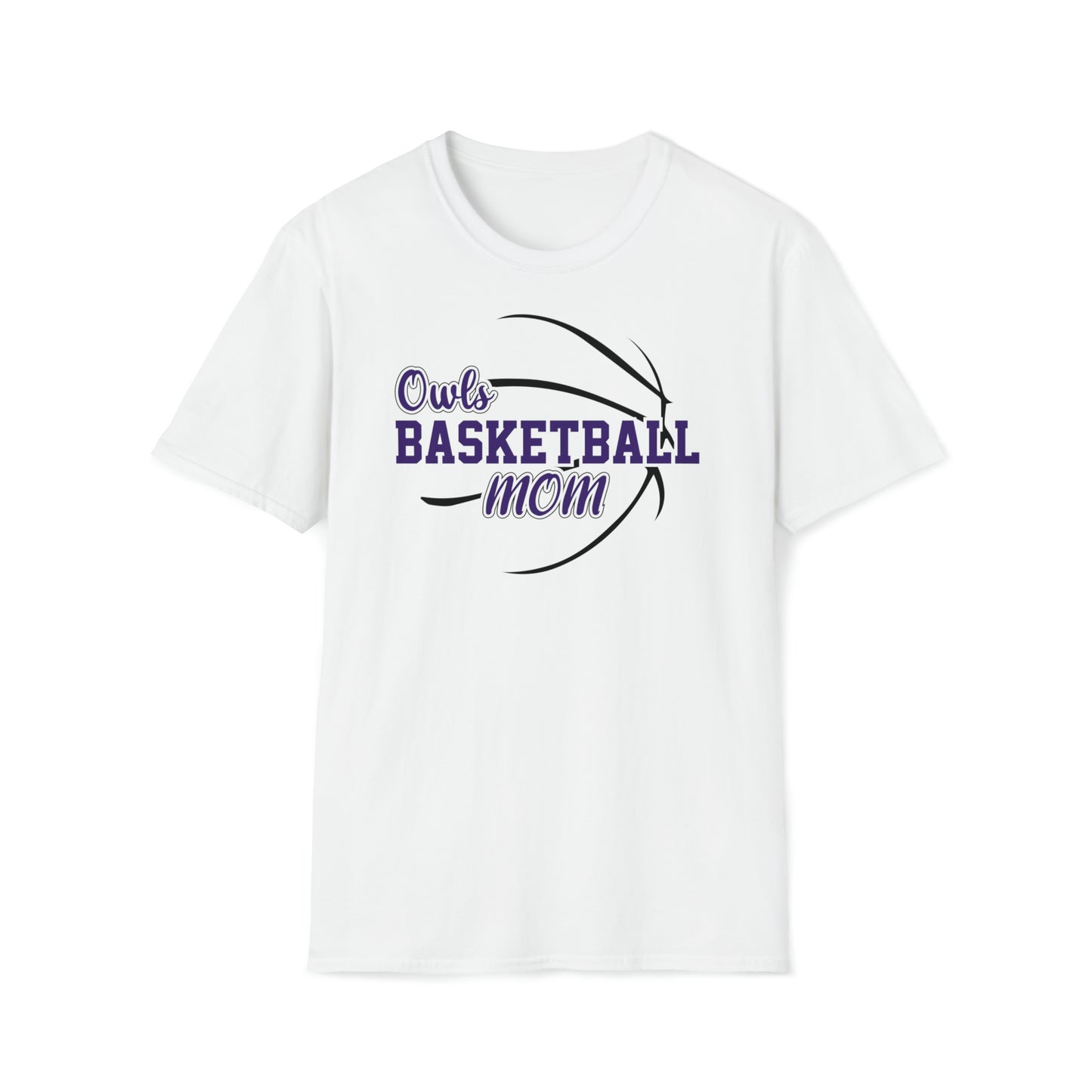 Owls Basketball Mom Unisex Softstyle T-Shirt