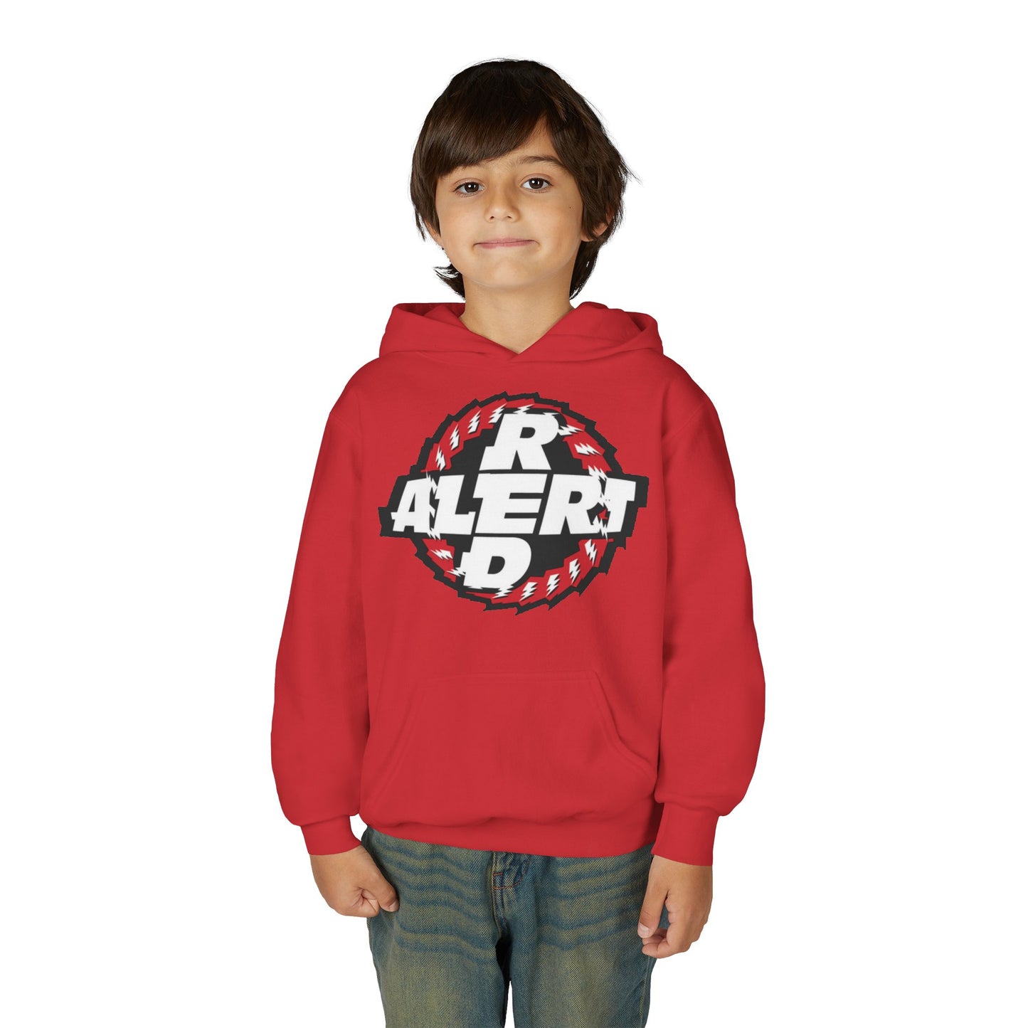 OG Red Alert Youth Heavy Blend Hooded Sweatshirt