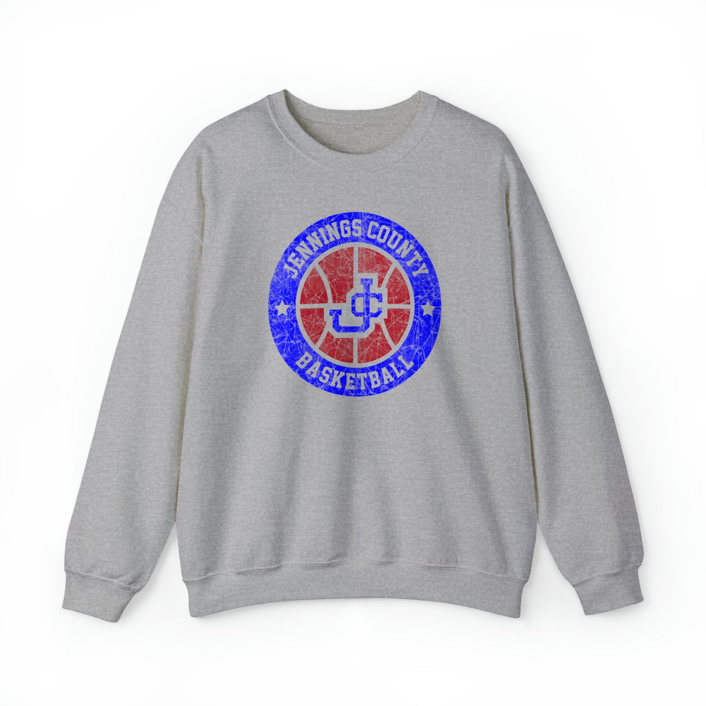 Vintage Jennings Co Basketball Unisex Heavy Blend™ Crewneck Sweatshirt