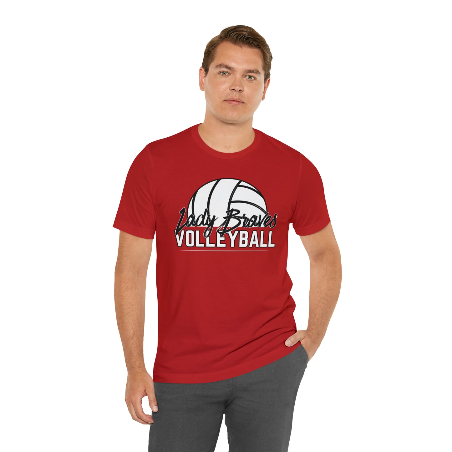 Lady Braves Volleyball Short Sleeve Tee