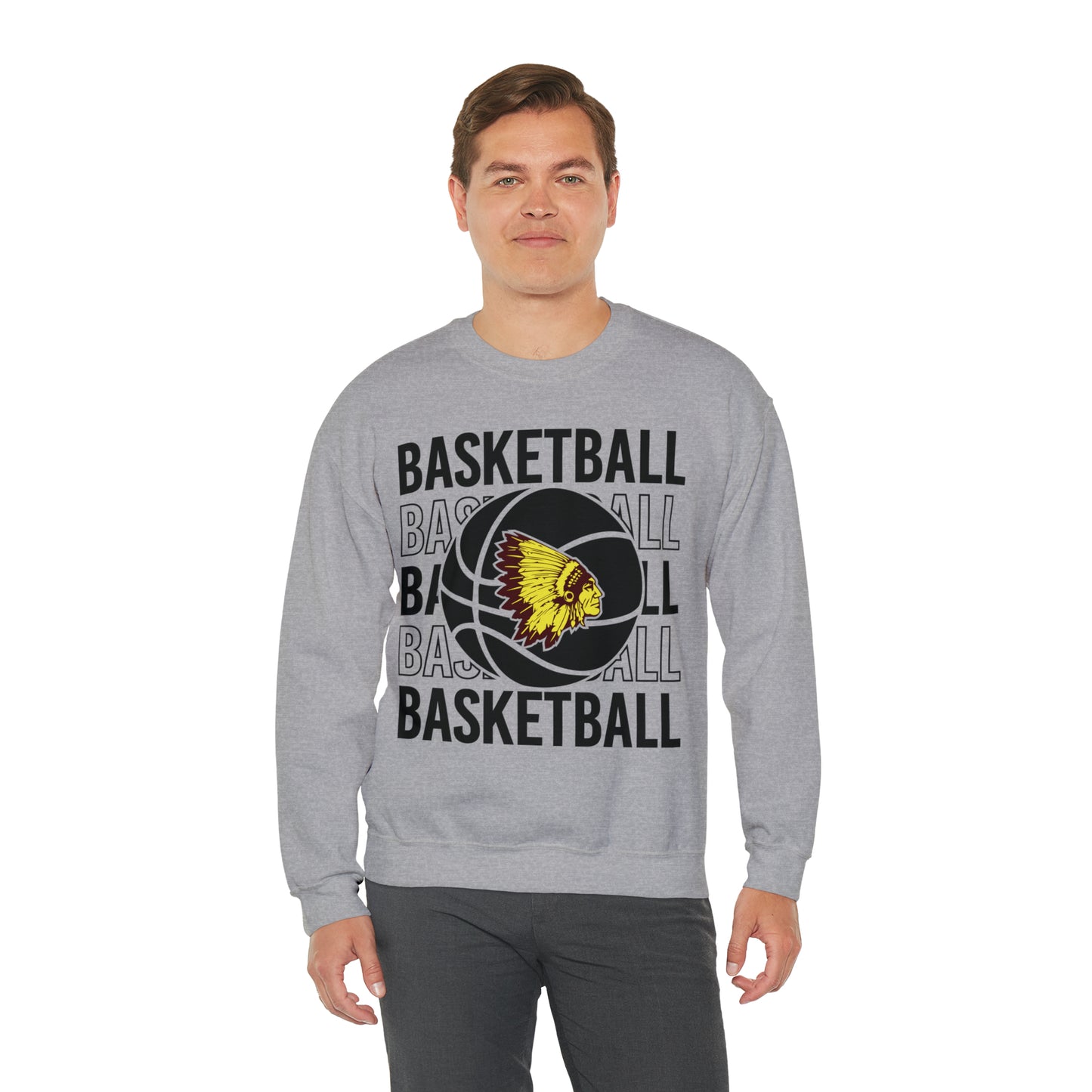 Immanuel Lutheran Basketball Crewneck Sweatshirt