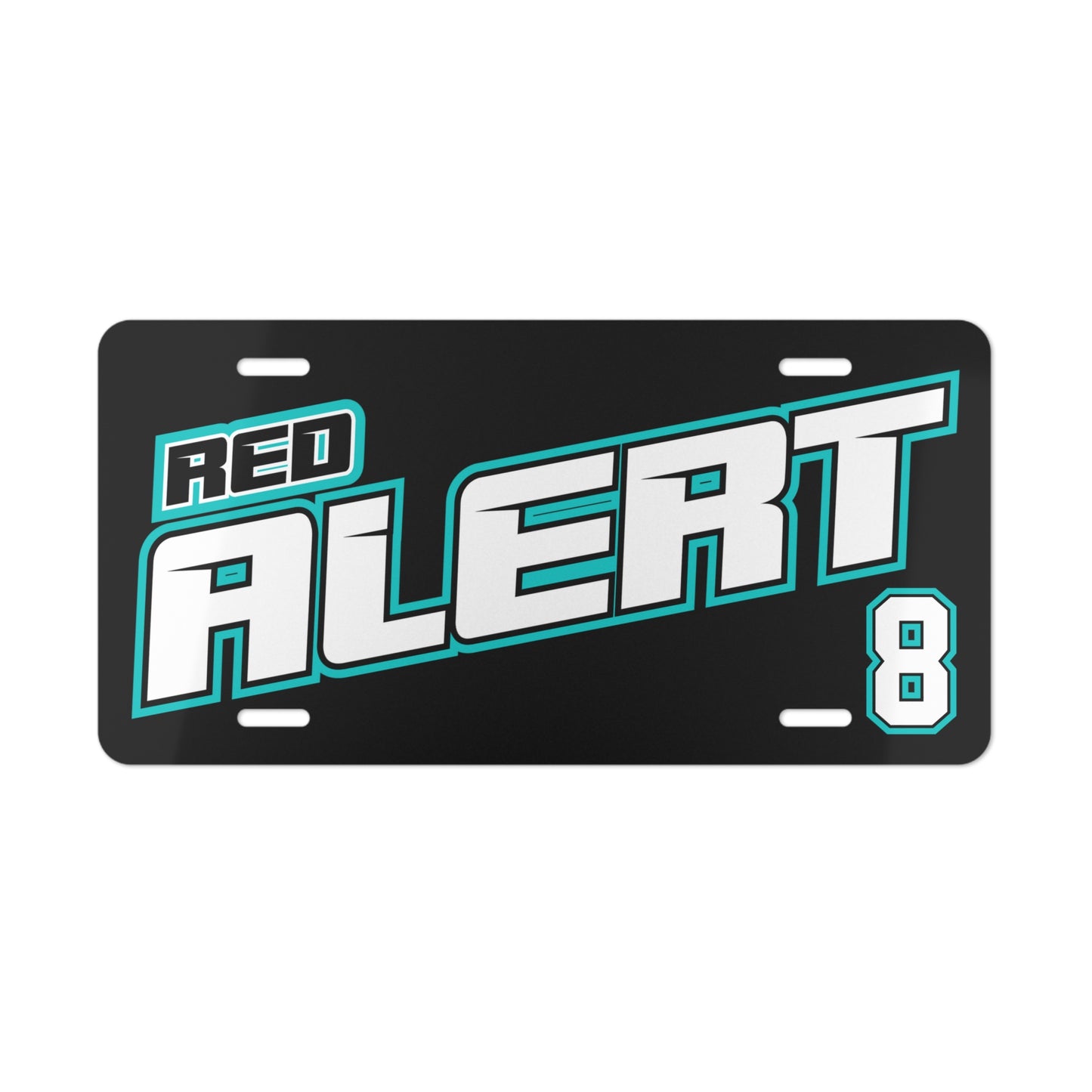 Red Alert PERSONALIZED -  License Plate