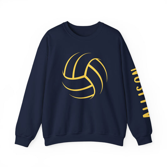 PERSONALIZED - Volleyball Sleeve Sweatshirt