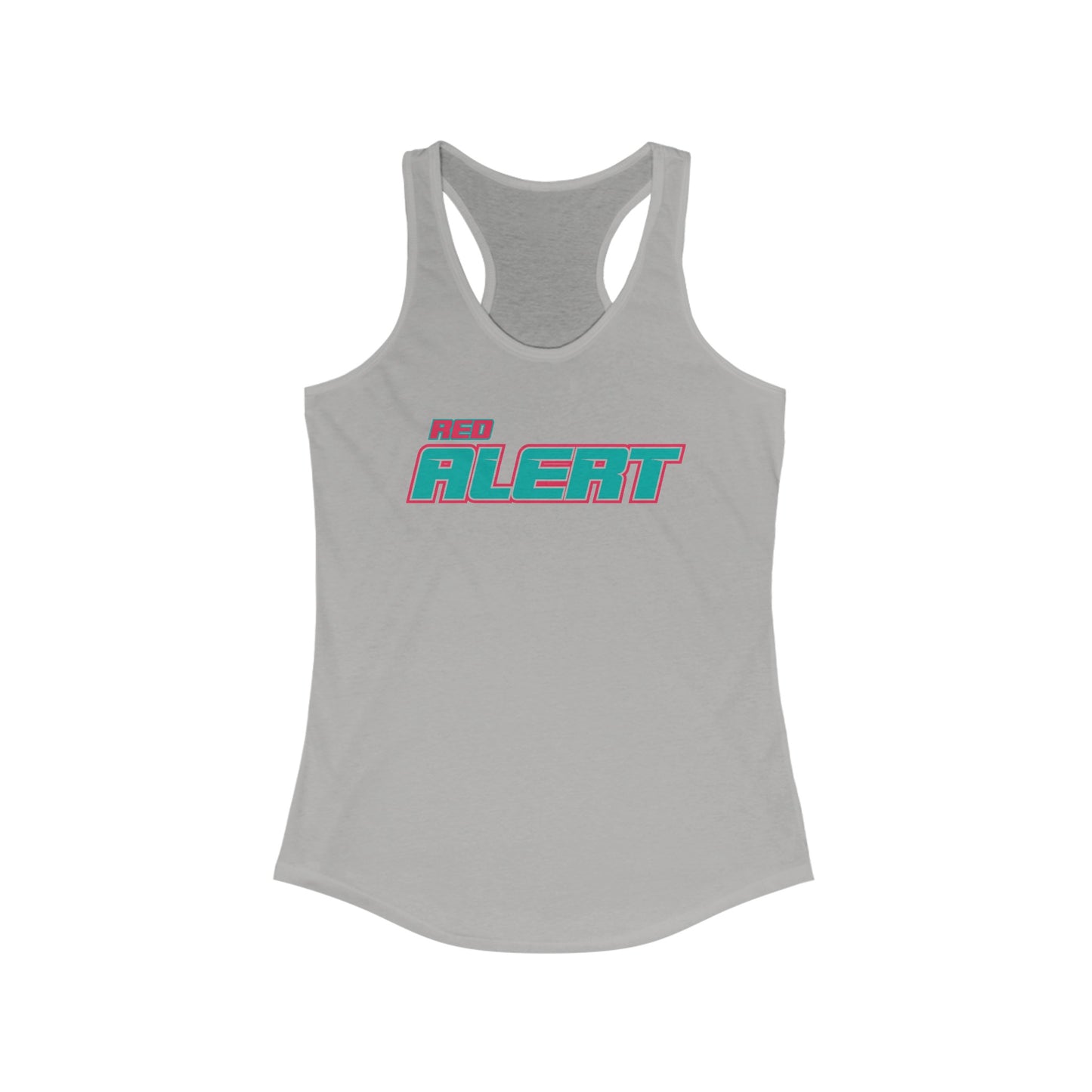 Red Alert Block Women's Ideal Racerback Tank