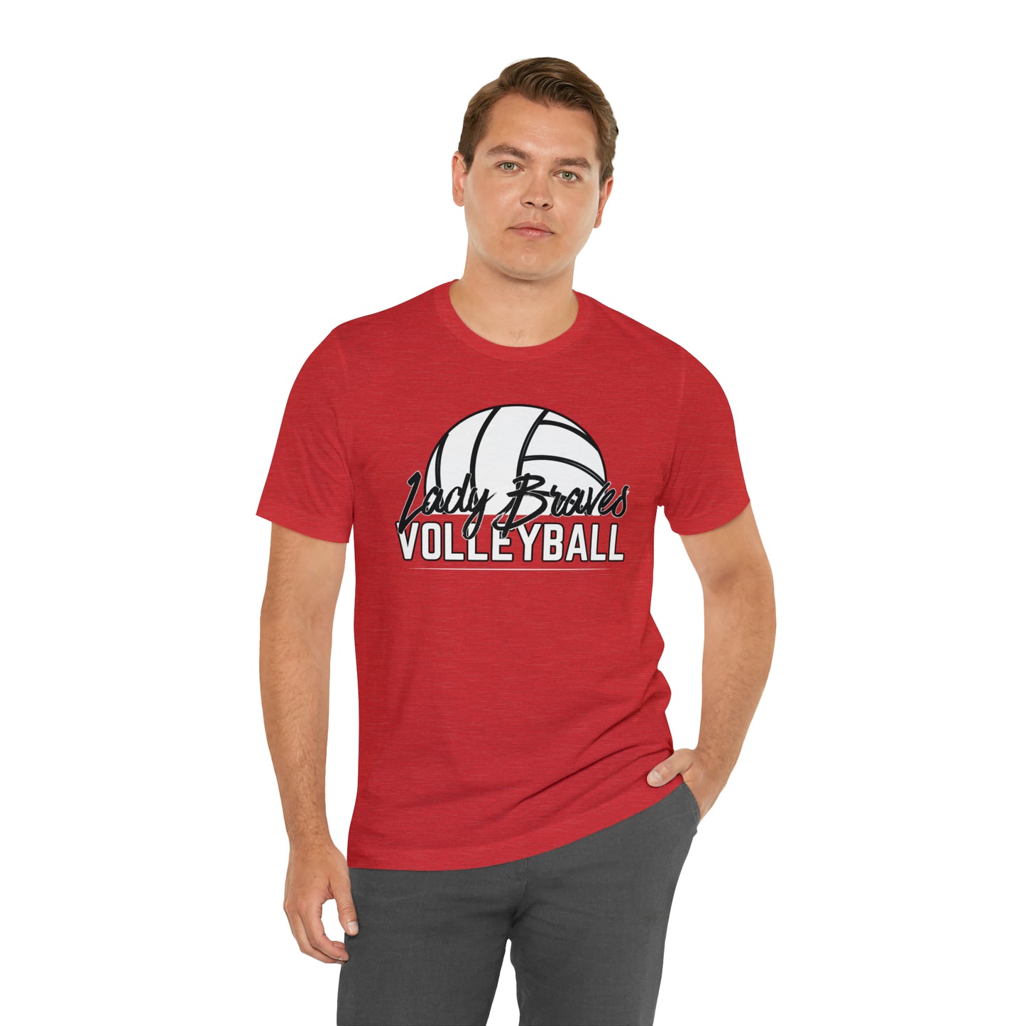 Lady Braves Volleyball Short Sleeve Tee