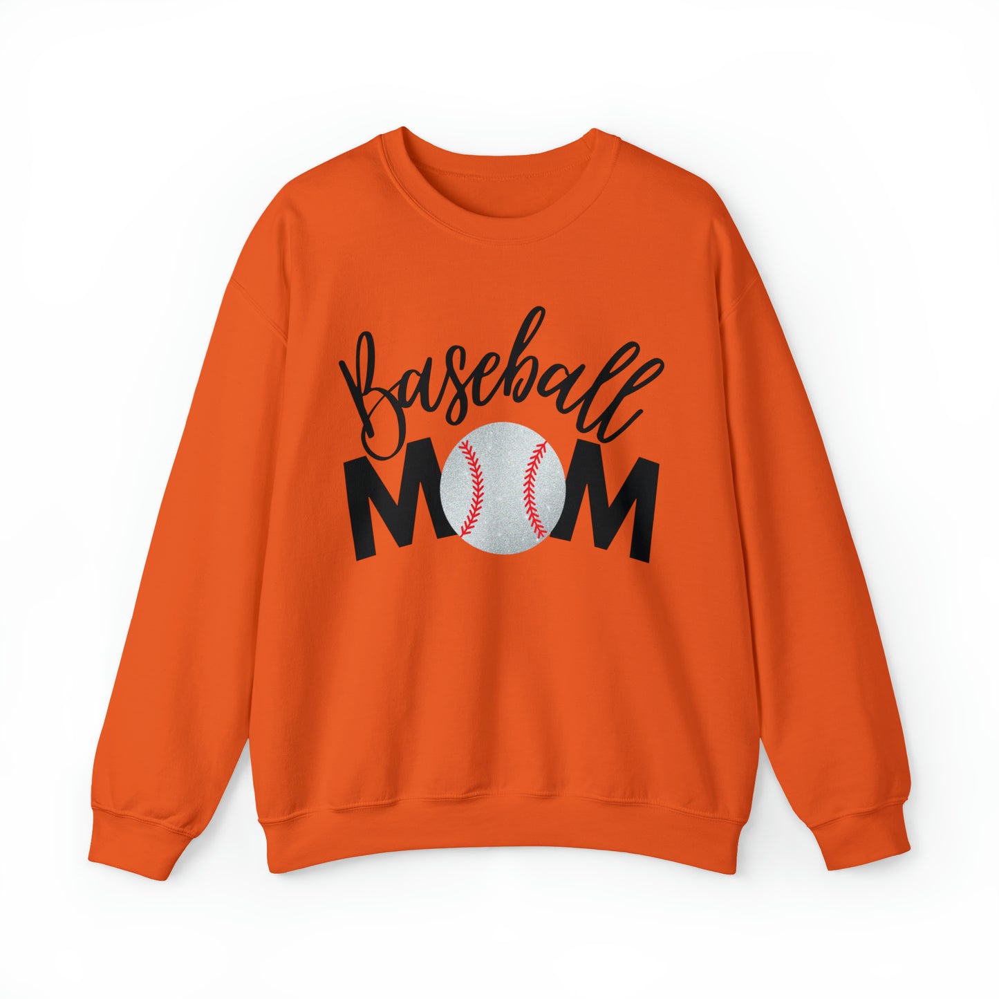 Baseball Mom Shimmer Crewneck Sweatshirt