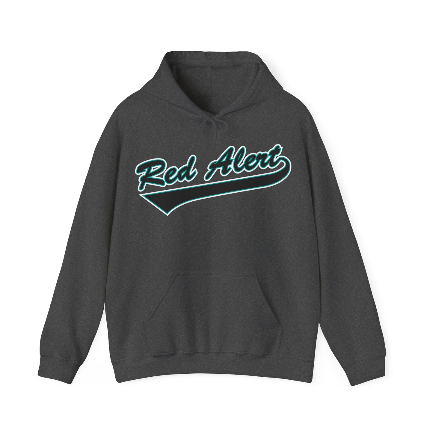 Red Alert Swoosh Unisex Heavy Blend™ Hooded Sweatshirt