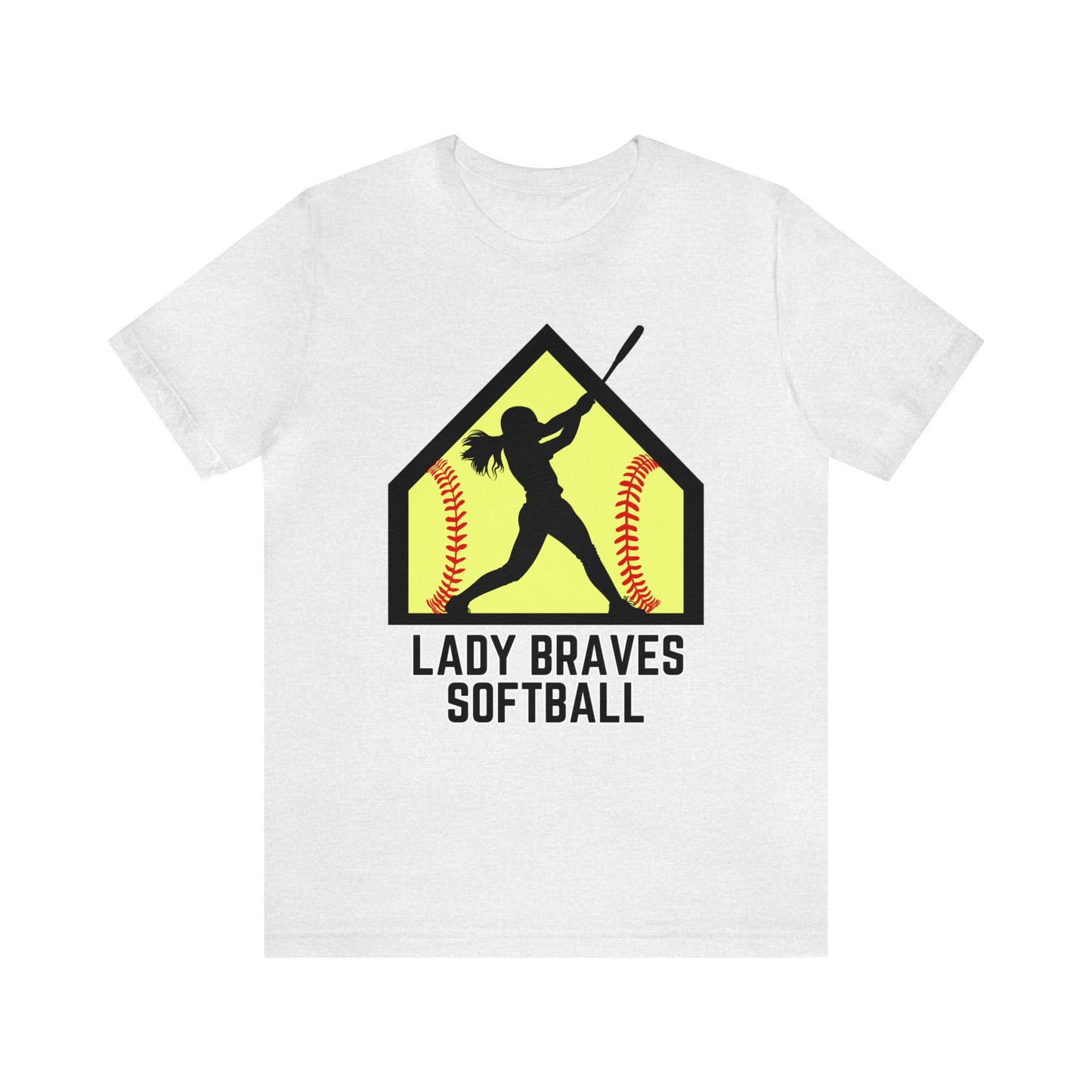 Lady Braves Softball Short Sleeve Tee