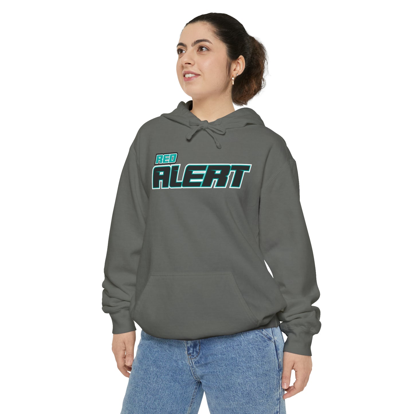 Red Alert - Unisex Garment-Dyed Comfort Colors Hoodie