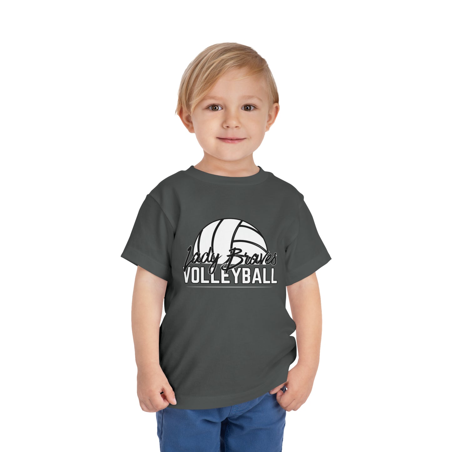 TODDLER - Lady Braves Volleyball Short Sleeve Tee