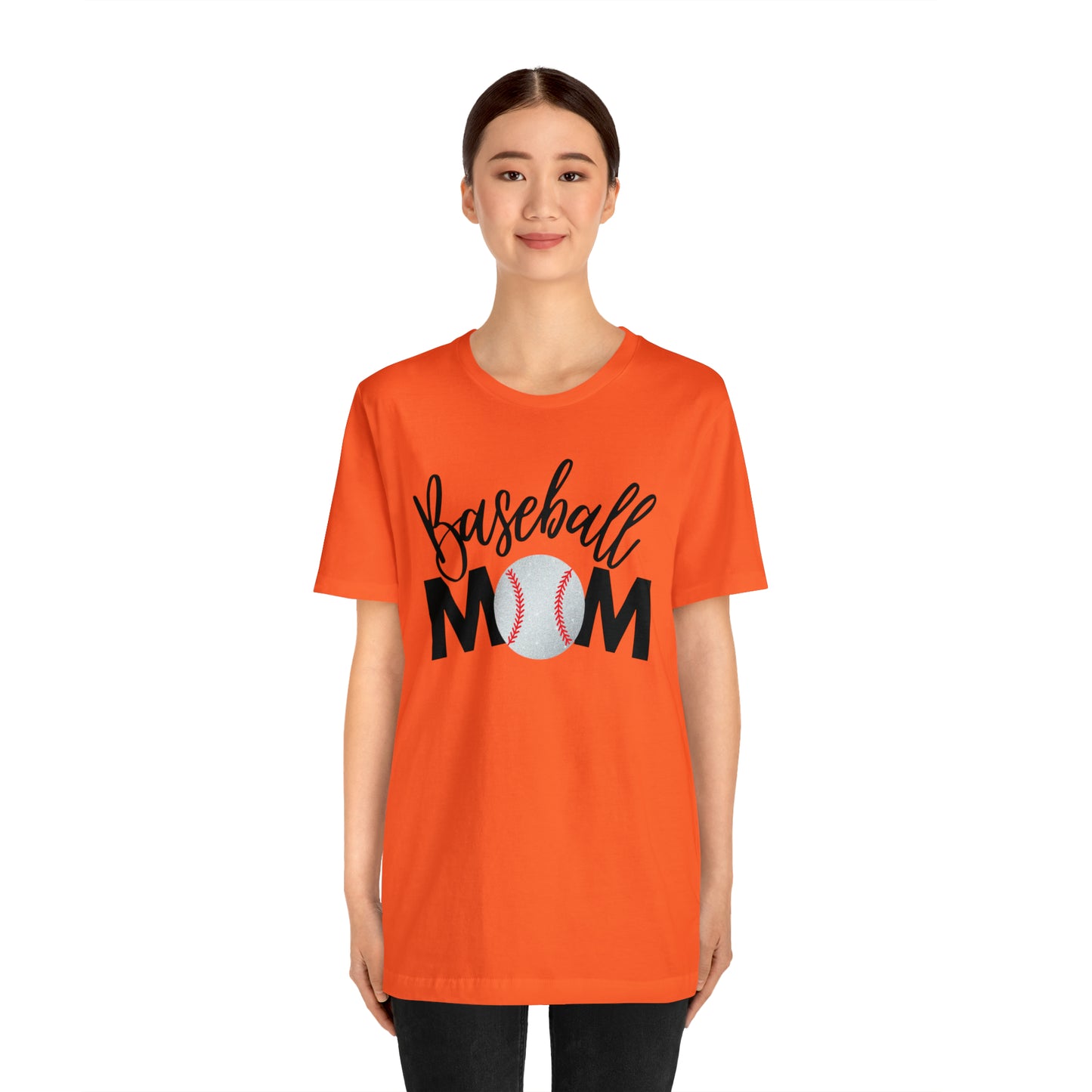 Baseball Mom Shimmer Short Sleeve Tee