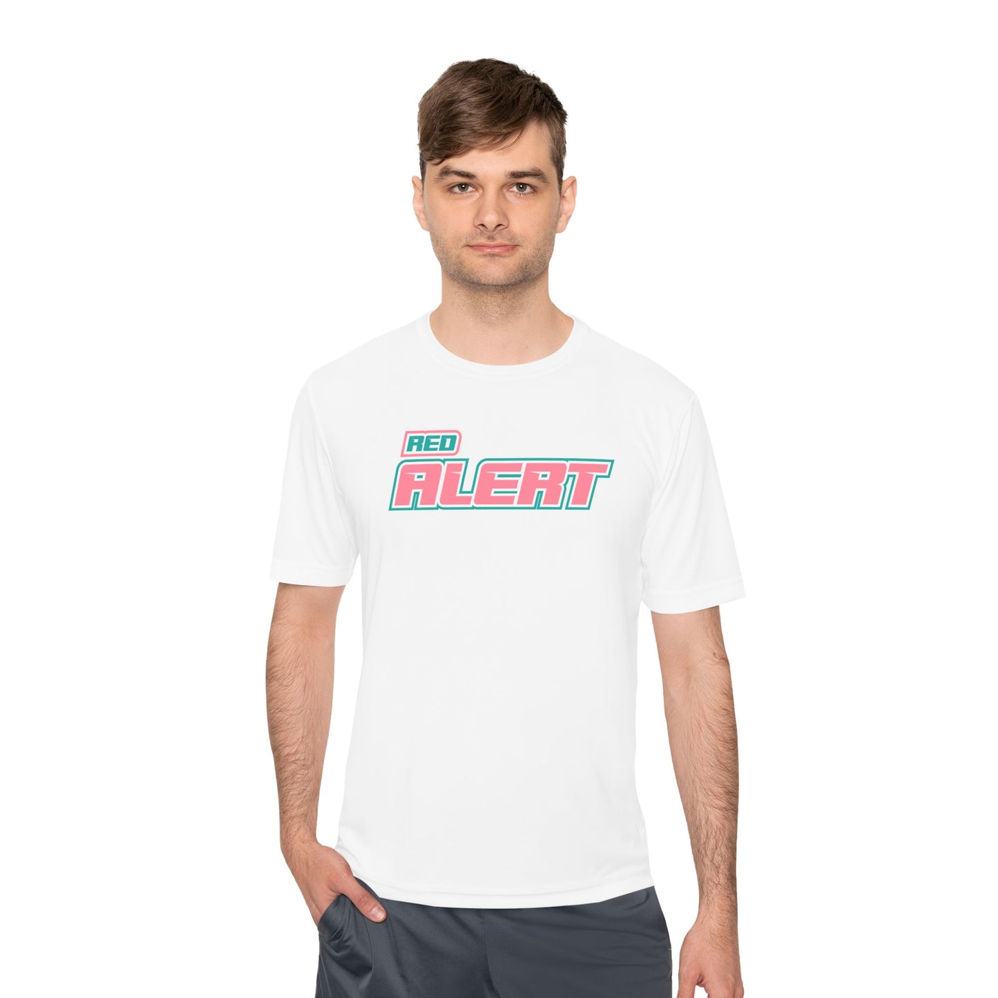 Red Alert - Pink Logo 2026 Unisex Moisture Wicking Tee