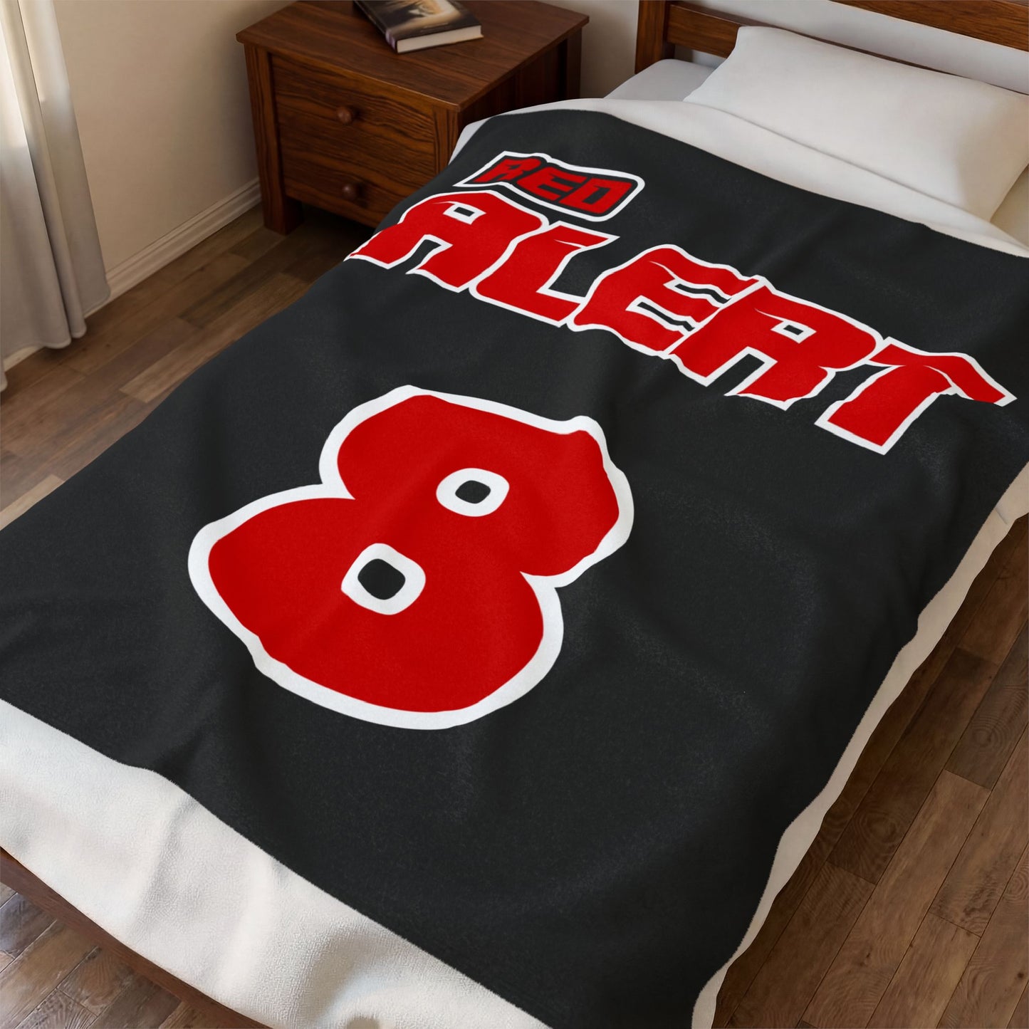 PERSONALIZED - Red Alert 2026 Velveteen Plush Blanket