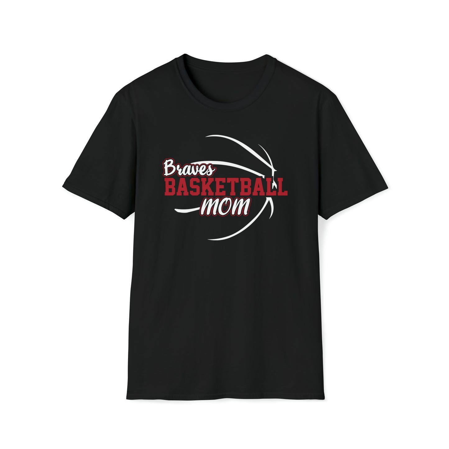 Braves Basketball Mom Unisex Softstyle T-Shirt