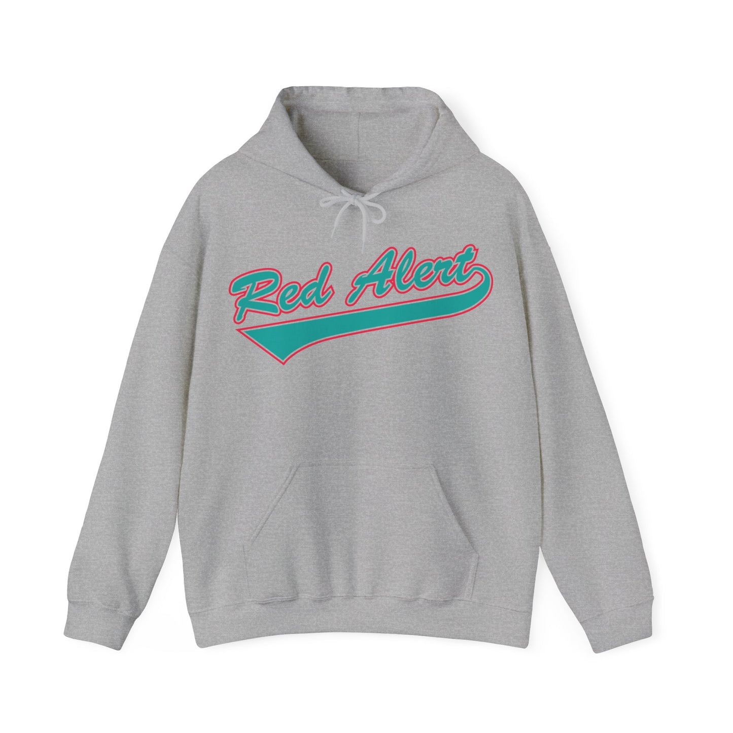 Red Alert Swoosh Unisex Heavy Blend™ Hooded Sweatshirt