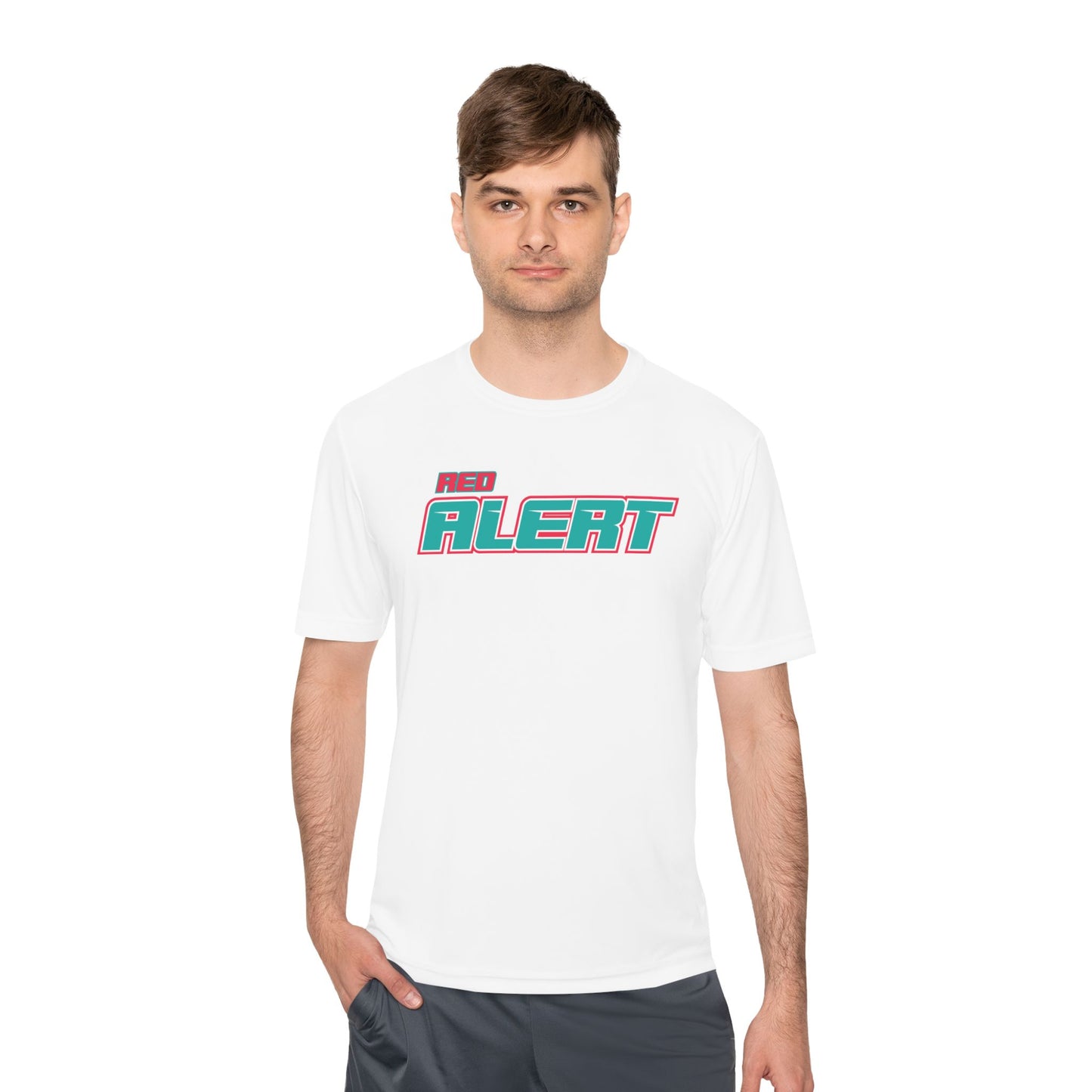 Red Alert - Block Unisex Moisture Wicking Tee