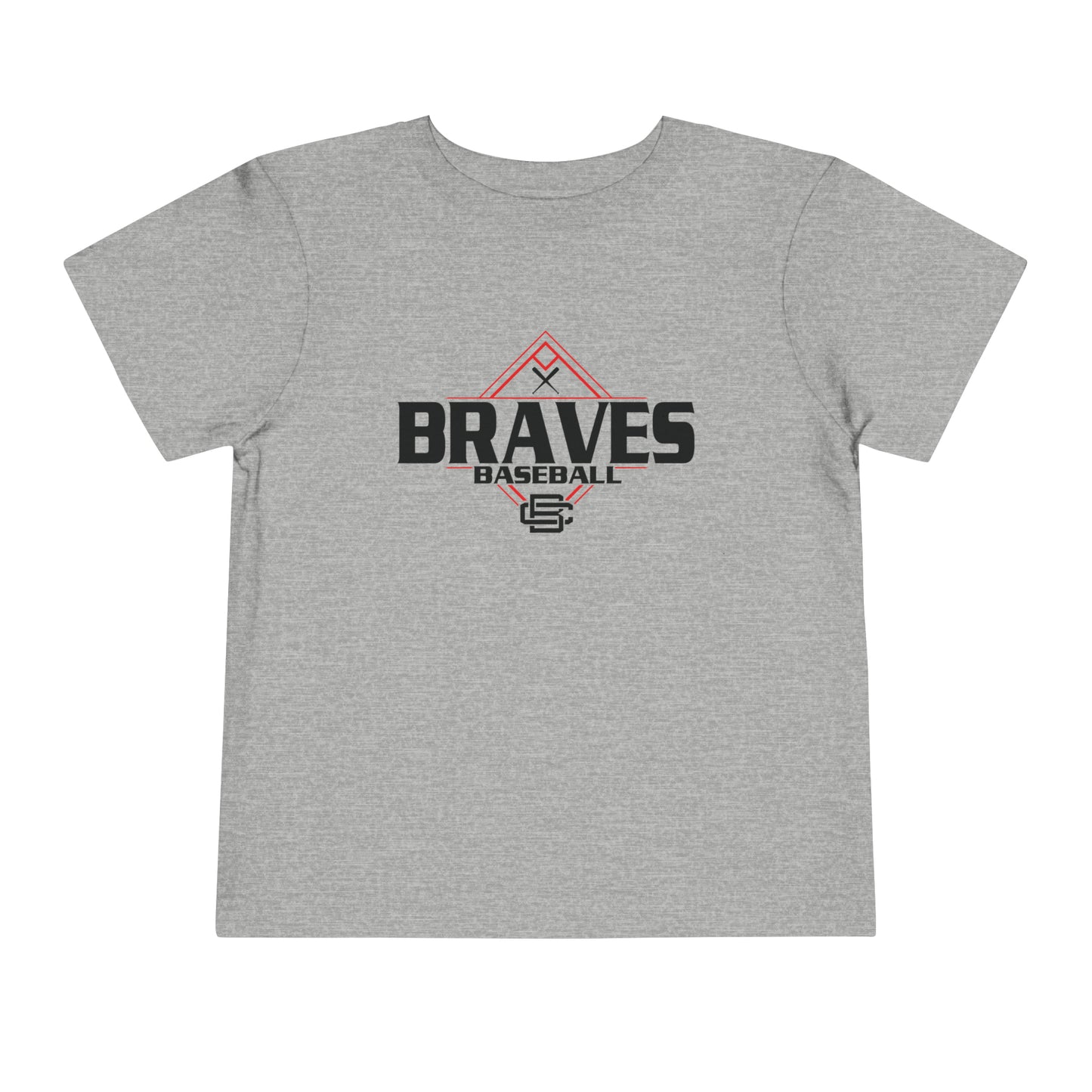 Braves Baseball Diamond Toddler Short Sleeve Tee