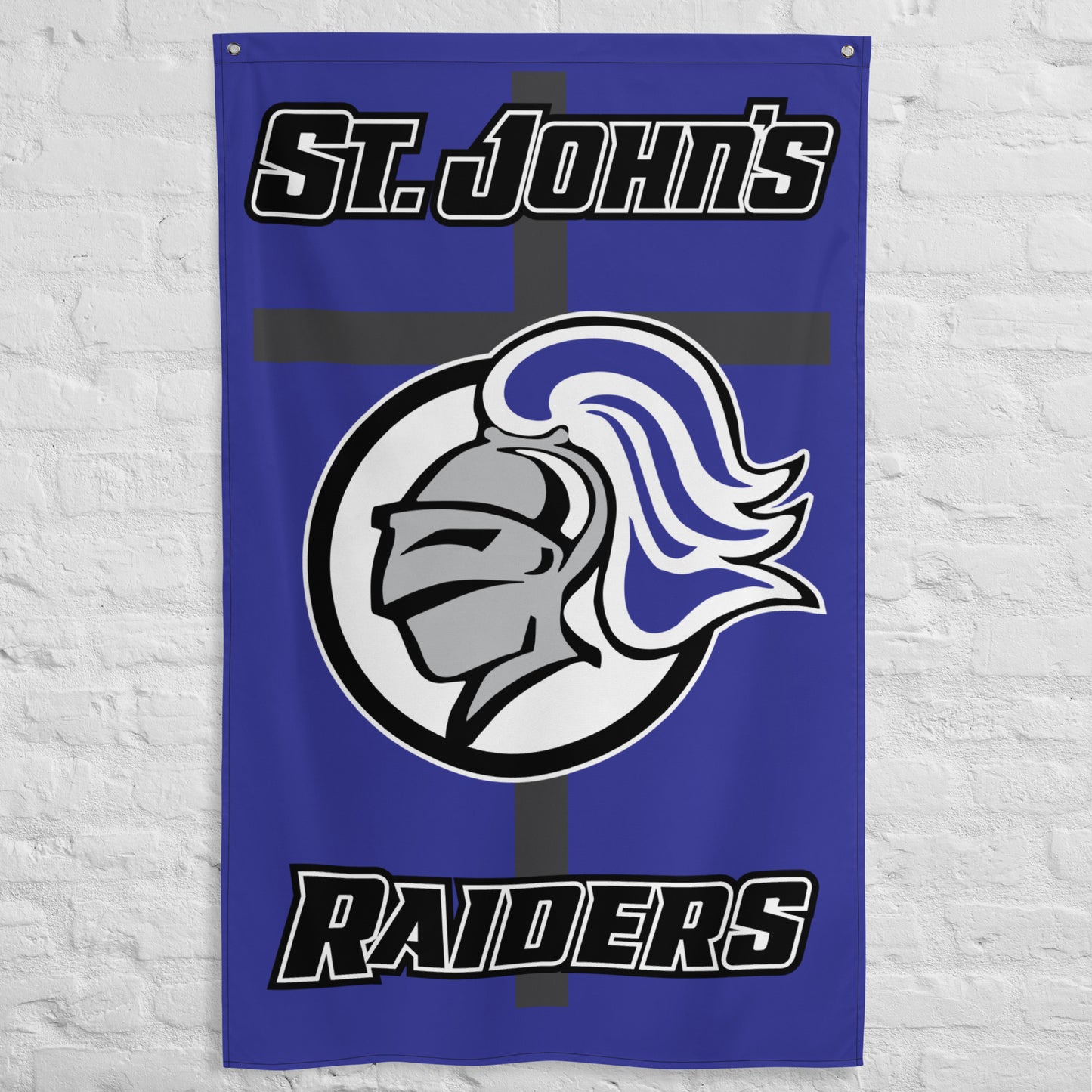 St Johns Raiders 3' x 5' Blue Wall Flag